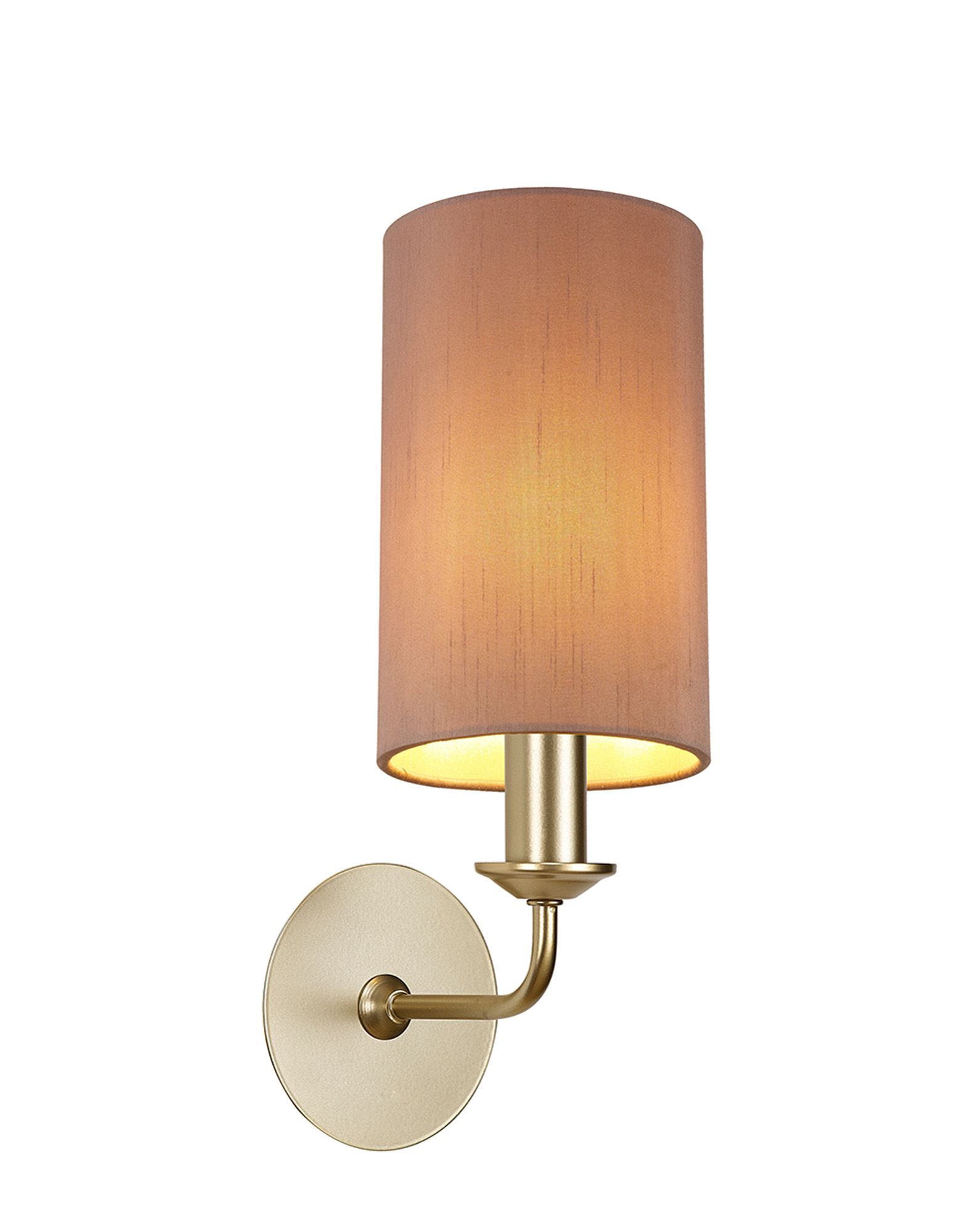 DK0958  Banyan Wall Lamp 1 Light Champagne Gold, Taupe/Halo Gold